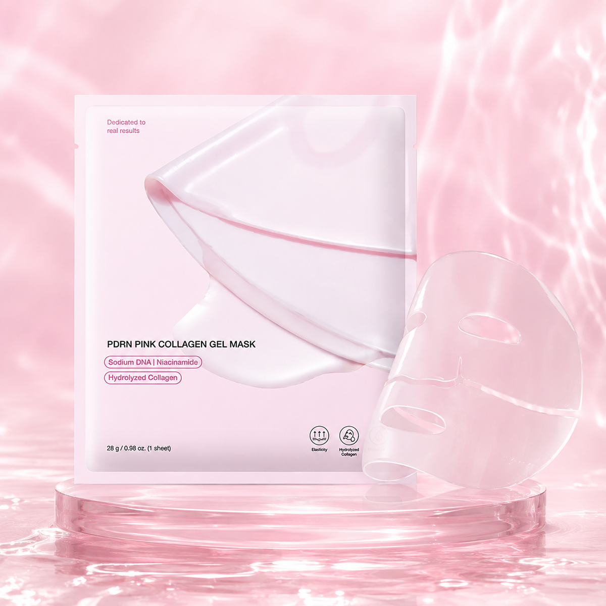 PDRN Pinke Kollagen-Gelmaske