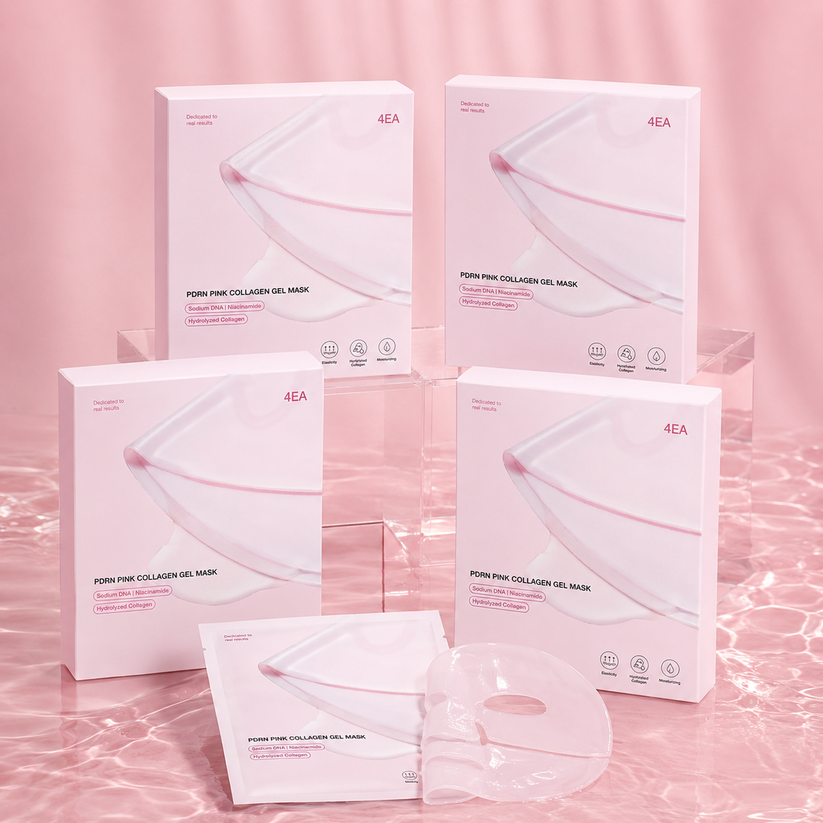PDRN Pinke Kollagen-Gelmaske