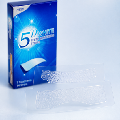 5D Zahnaufhellungsstreifen für weiße Zähne (1 Packung – 14 Streifen)